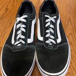 Ladies Size 10 Black Vans